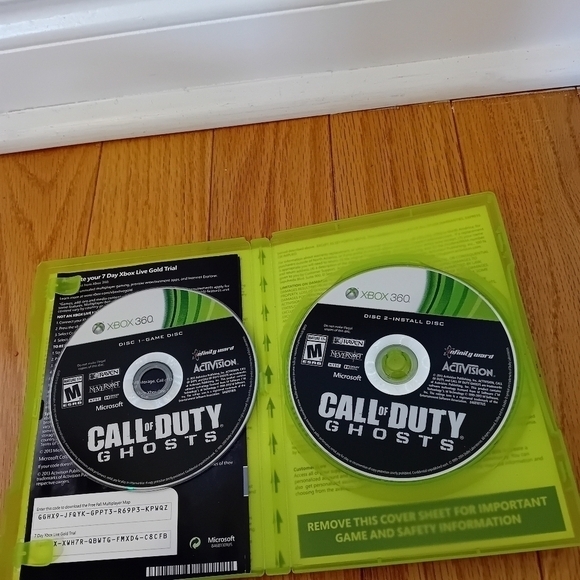 Call of Duty: Ghosts (Microsoft Xbox 360, 2013) Install Disk + Game Disk - Picture 5 of 8